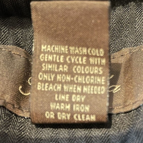 TASSO ELBA Mens Corduroy Dress Pants Sz 36 X 27 Trousers Straight Leg Na… - Picture 8 of 8